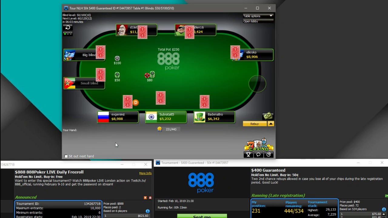 888poker Live Daily Freeroll 888poker Live Daily Freeroll
