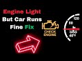 Check engine light on but car runs fine 7 possible causes
