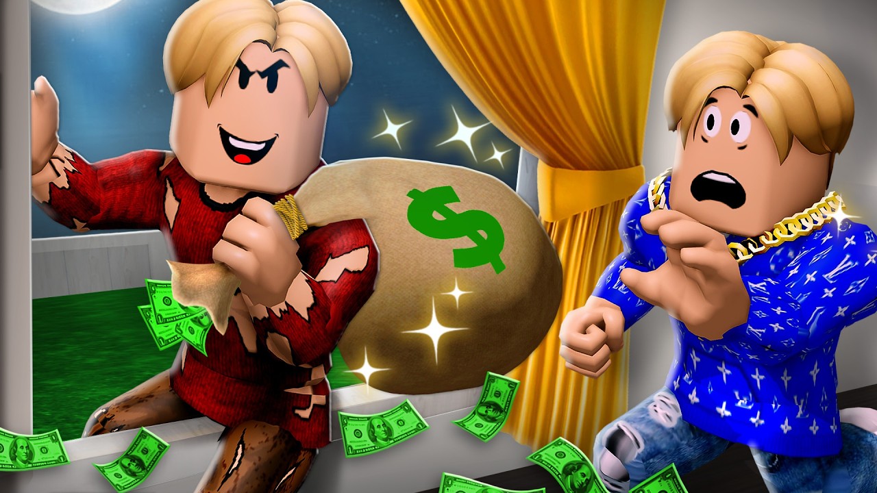 POOR Twin STOLE EVERYTHING From RICH Twin! (A Roblox Movie)