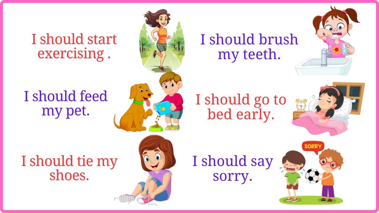 'I Should' Sentences for Daily Use | Learn English with Daily Phrases ...