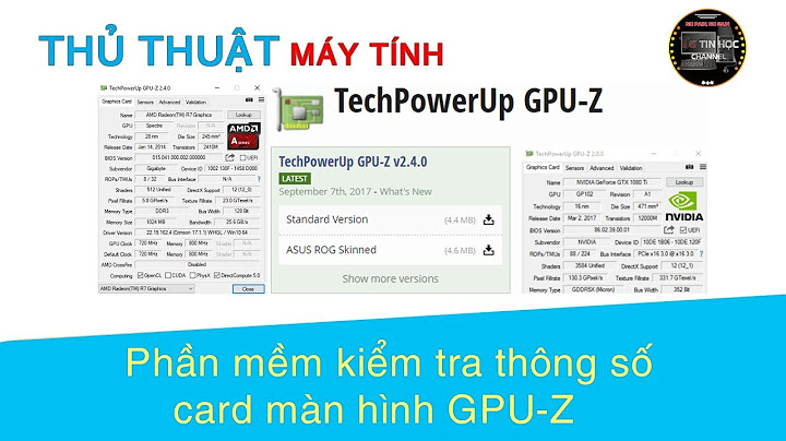 Lệnh kiểm tra card màn hình