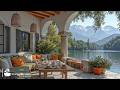 Calm Jazz For Relaxing Morning Ambience Slow Jazz In Peaceful Lakeside View For Start A Day