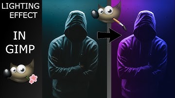 Gimp Tutorial:How To Make Lighting Effect Picture In Gimp 2.10.32