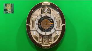 Download Lagu Seiko 2012 Melodies In Motion QXM487BRH Collector’s Edition Trumpet Wall Clock - All 18 Songs! MP3