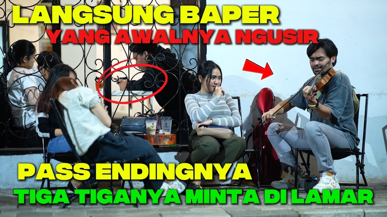 Langsung baper yang awalnya ngusir. pas endingnya tiga tiganya minta dilamar