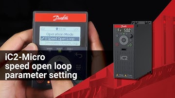 How to Set Speed Open Loop Parameters on the iC2-Micro