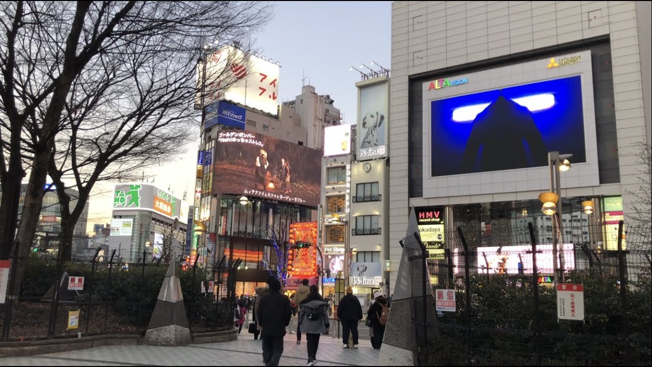 Feb. 16, 2023 (1) From Shinjuku 3D Cat Billboard (新宿3Dキャット広告) to the