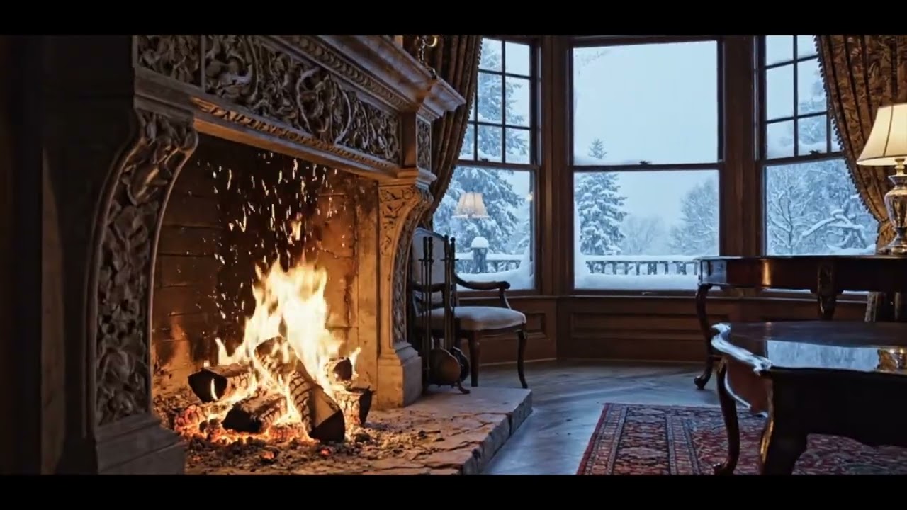 🔥 24/7 4K Fireplace Live | Cozy Fire Ambience & Relaxing Sounds