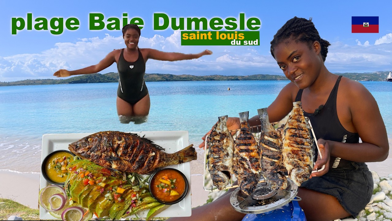 Men kòman nou prepare yon bon pwason boukannen sou plage Baie Dumesle 🏖️ 