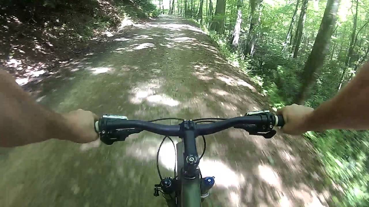 Riding Wildcat Creek west of Clayton, GA, part 1