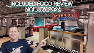 Norwegian Joy: Included Food Review Profile