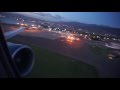 British Airways 777 - flight 2262 - dusk takeoff from Kingston  Jamaica