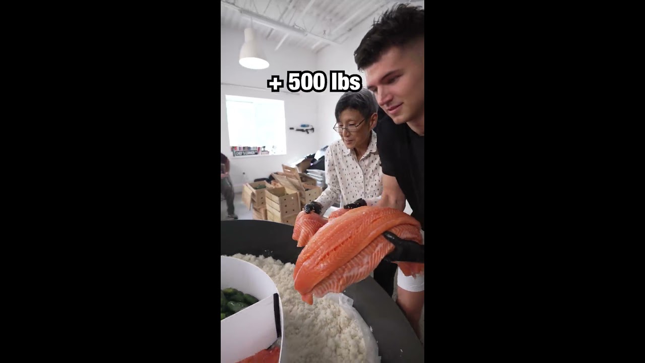 World S Largest Sushi Roll Ft Lynja 