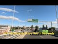 Scenic Drive Motorway M1 North from Junction 41 via M621 to Leeds in 4K