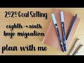 Plan With Me | Migration Process | 2020 Setup | Eighth into Ninth Bullet Journal