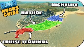 How To Make A Vanilla Beach Look GOOD In Cities Skylines | Noobs Guide