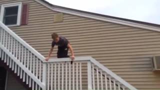 Jumping On A Trampoline