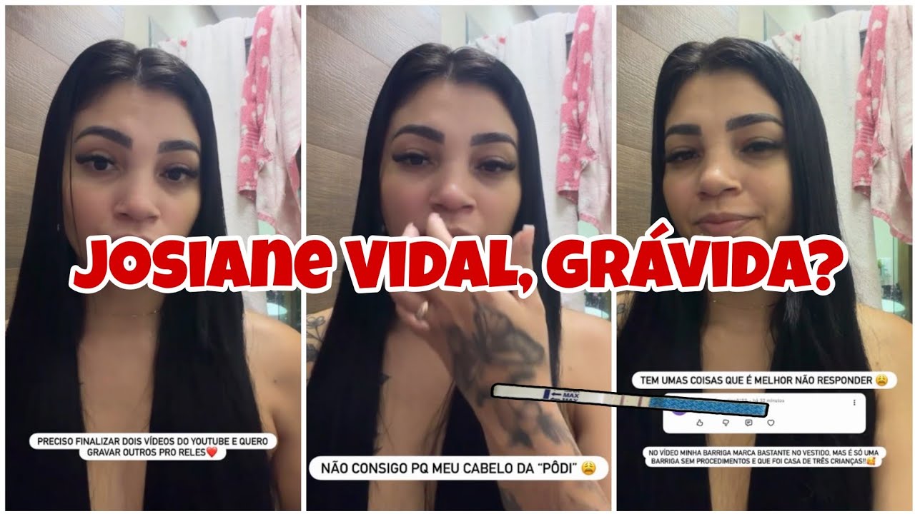 Josiane Vidal, grávida?