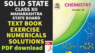 SOLID STATE XII MAHARASHTRA STATE BOARD EXERCISE SOLUTIONS | FREE PDF DOWNLOAD | आसान भाषा मैं | screenshot 4