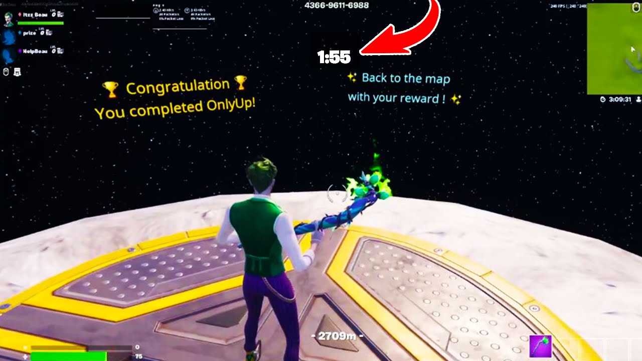 Only up Fortnite WORLD RECORD 