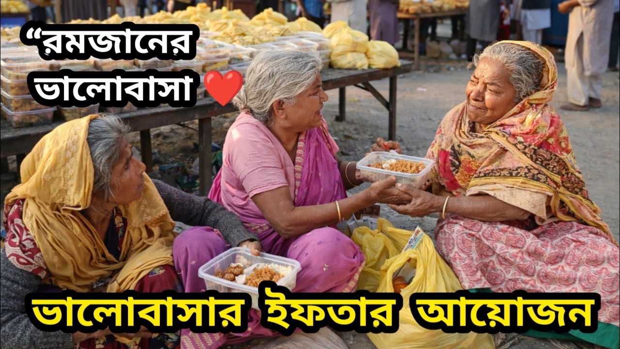 ​ইফতারের খুশিতে এক অন্যরকম মুহূর্ত ❤️ Iftar for the Homeless & Needy People 🌙