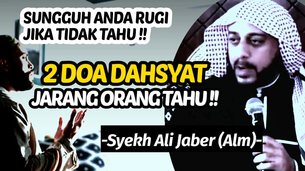 Rugi Besar Jika Tidak Tahu‼️2 Doa Ini Jarang Orang Tahu | Syekh Ali Jaber