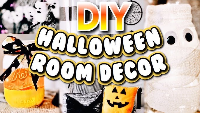 DIY HALLOWEEN ROOM DECOR | 3 Cheap & Easy Room Decor Ideas for ...