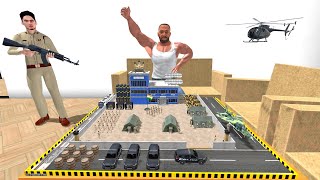 Franklin Build Tiny Police Station City - INDIAN BIKE DRIVING 3D screenshot 1