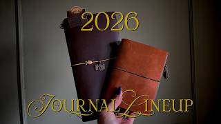 2026 Journals Lineup | an artist's journals (Traveler's Notebook)