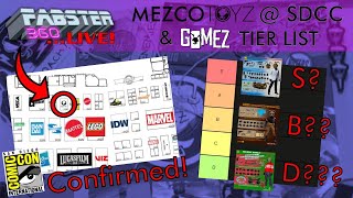 Mezco @ SDCC & Gomez Tier List -  Fabster...LIVE! S2E2