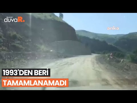 30 yıldır bitmeyen karayolu