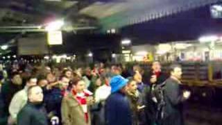 Reading V Arsenal Spurs Fan At Station