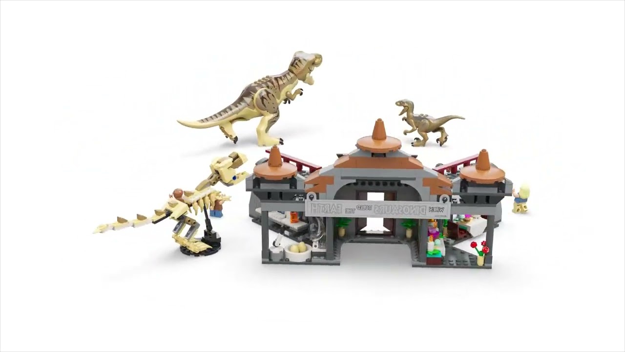 LEGO Jurassic Park Ziyaretçi Merkezi: T. rex ve Raptor Saldırısı