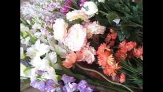 大阪のご霊園様がご購入　新作の造花仏花-家庭仏壇サイズ。　【造花専門店Hanaco（はなこ）】