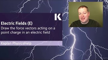 Physics Review: Drawing Force Vectors Acting on a Point Charge in Electric Field | Kaplan MCAT Prep