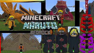 *UPDATED* Naruto Bedrock Mod! 5D Models, Outfits, Hairstyles, Mobs... (Minecraft Naruto Mod). screenshot 5