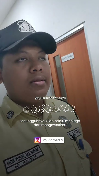 SECURITY DENGAN SUARA EMAS, MUHAMMAD YUSRIL MA'SHUM 🔥