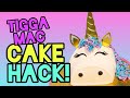 Tigga mac cake hack unicorn cake made easy