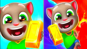 Talking Tom Gold Run 🆚 Talking Tom Time Rush || Walkthrough Android Mobile IOS Gameplay 