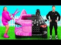 Розовая Машина Vs Черная Машина Челлендж от BaRaDa Best 