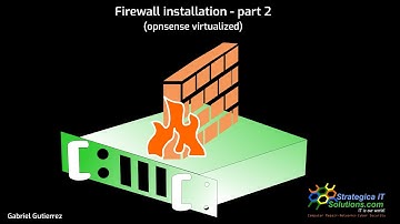 02 - Esxi Firewall installation with six networks (opnsense)