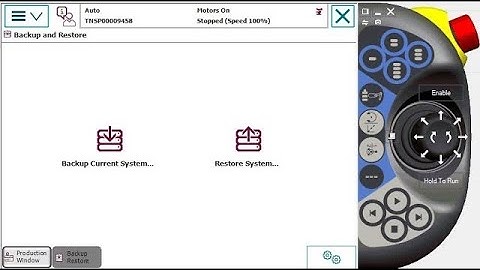 ABB IRC5: 10014 System failure state. Restore a backup from USB memory does not solve the alarm.