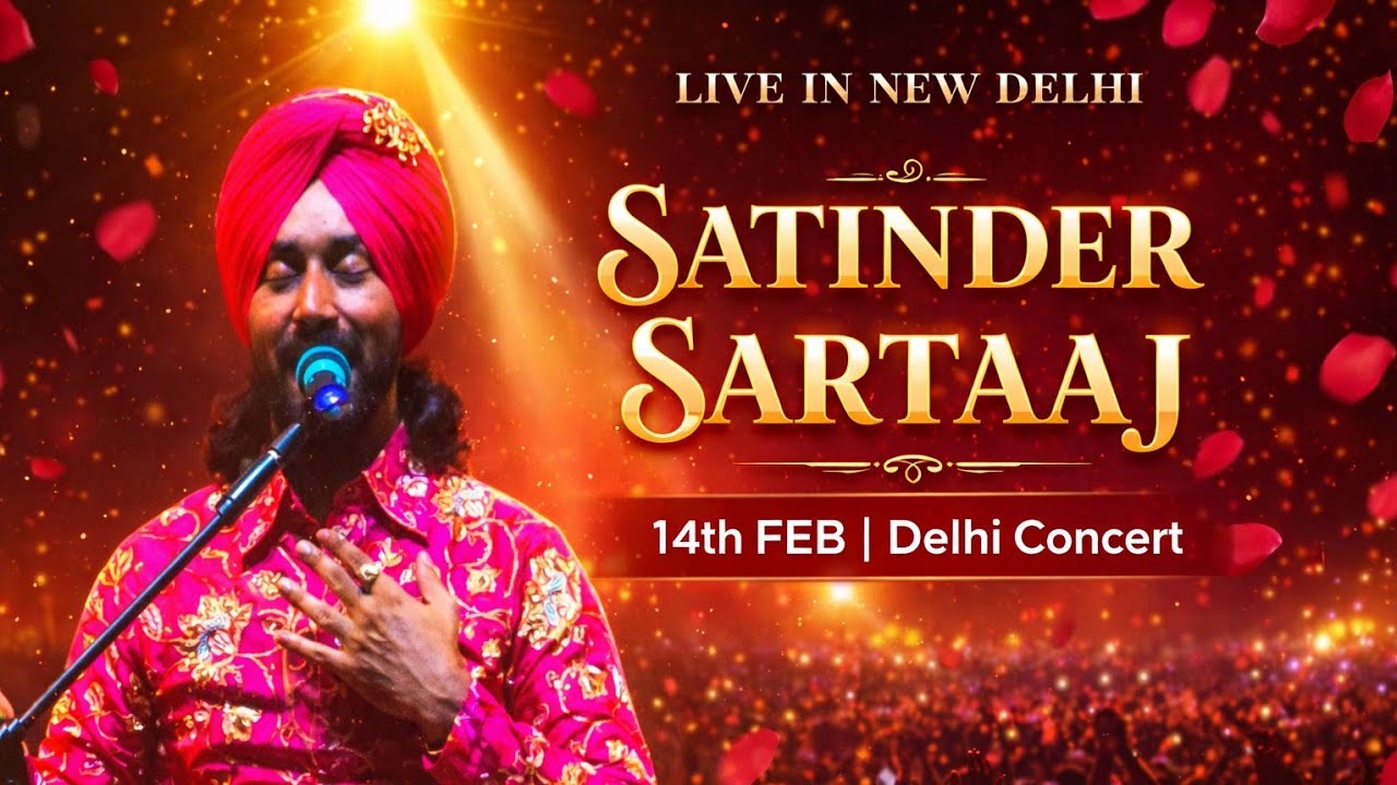 SATINDER SARTAAJ 14 Feb Concert, JLN Stadium #satindersartaaj #musicconcert #14february #jlnstadium