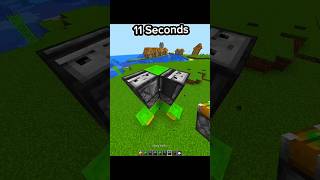 Minecraft Rocket Under 18 Seconds #minecraft #shorts