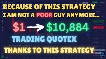 TURN $1 INTO $10,884 (LIVE) USING THIS QUOTEX TRADING STRATEGY! #quotex2023 #quotexbeststrategy