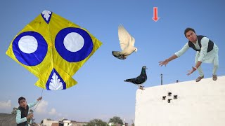 Kite Flying & Lucky Kabooter Catch Nasir Roof | Kite