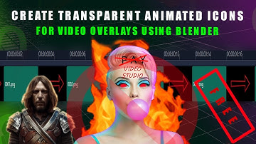 Create Transparent Animated Icons For Video Overlays Using Blender & Corel VideoStudio