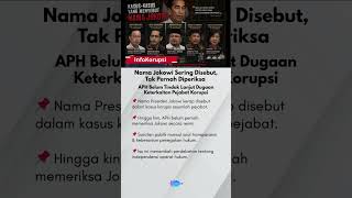 Nama Jokowi Sering Disebut, Tak Pernah Diperiksa: APH Belum Tindak Lanjut Dugaan Keterkaitan Korupsi