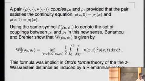 A Non-Commutative Analog of the Metric for which the... Gradient Flow for the Entropy - Eric Carlen