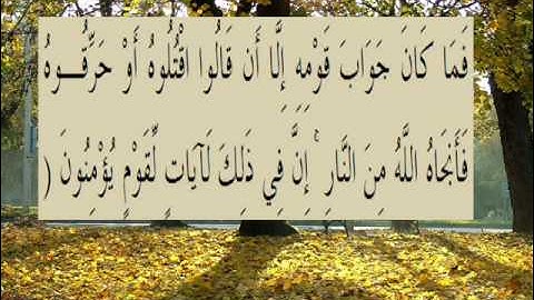 القران الكريم سورة العنكبوت الأية 24.wmv